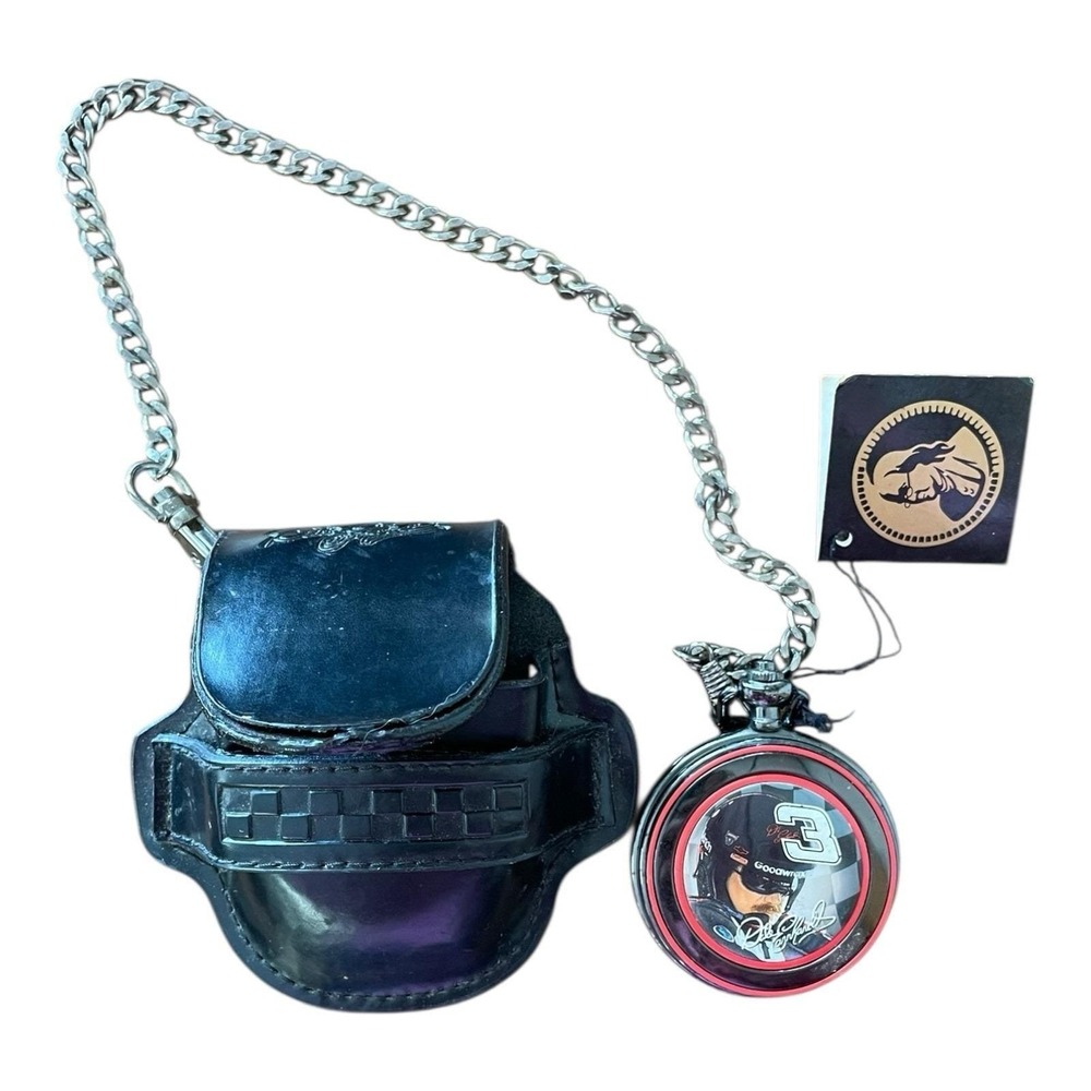 Dale Earnhardt Pocket Watch Franklin Mint‎ Collectors